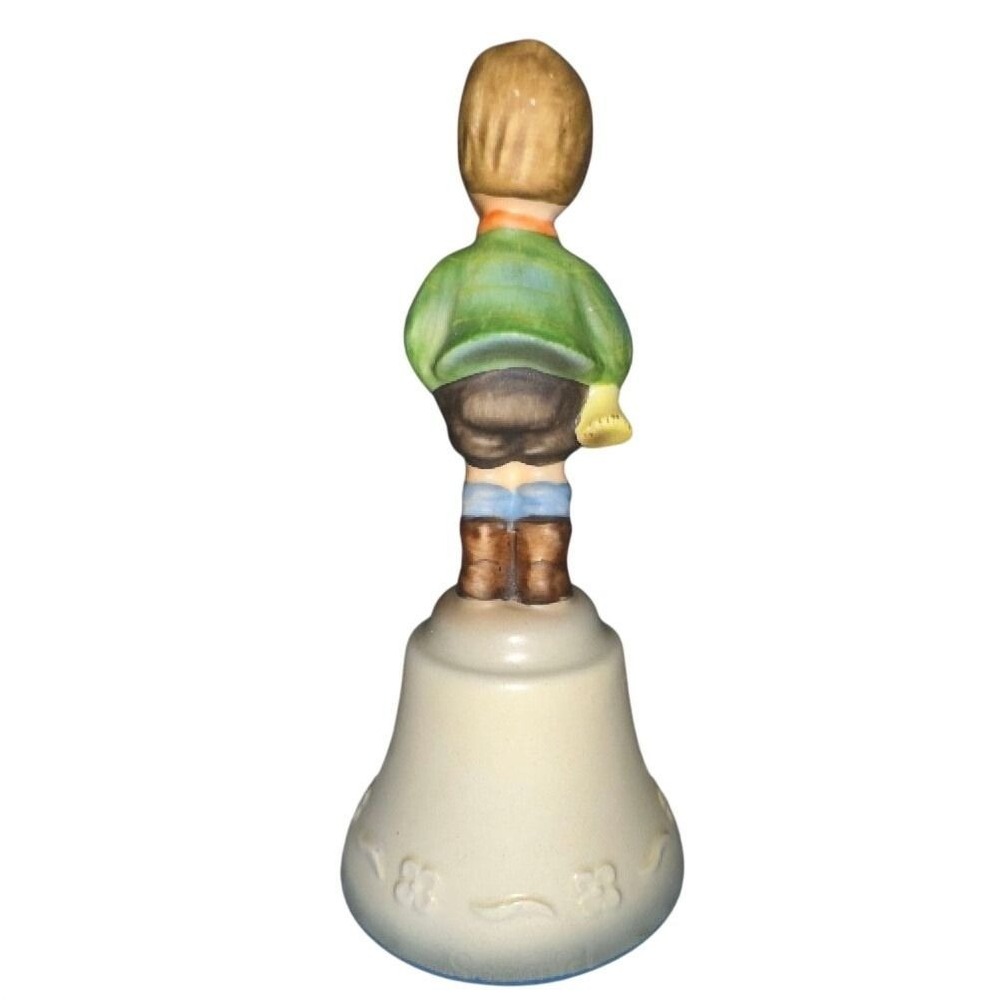 1984 Vintage Schmid Christmas Bell Hark The Herald First Annual Statuette Bell - Picture 2 of 6